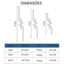 Luminária Arandela Linear LED