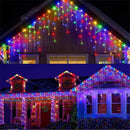 Pisca Pisca Externo Cascata Decoração de Natal Natal 21 - Pisca Pisca Externo Cascata Decoração de Natal Multicor 